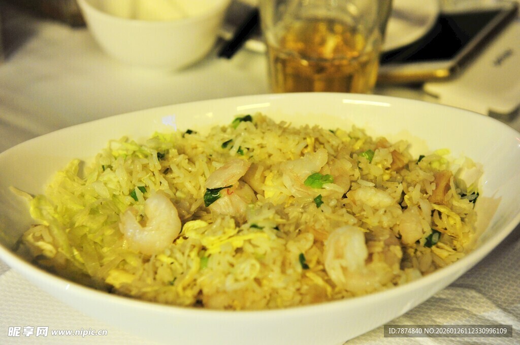 虾仁炒饭 美味诱人
