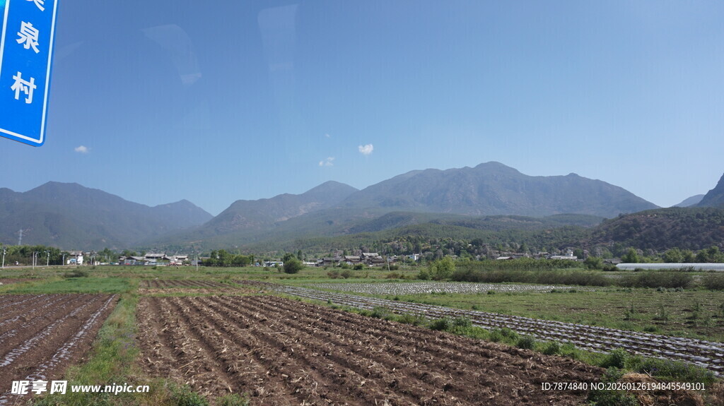 田园山色风景图