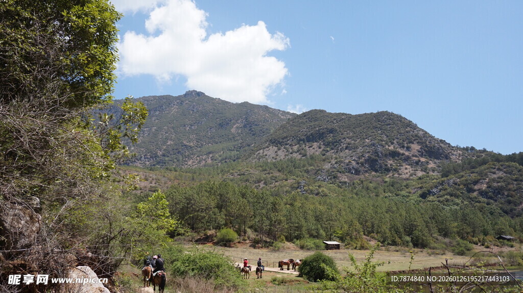 山间美景 自然风光宜人