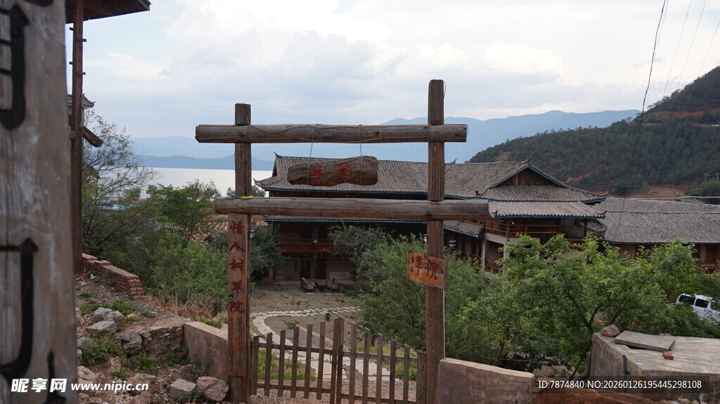 乡村入口牌坊景观
