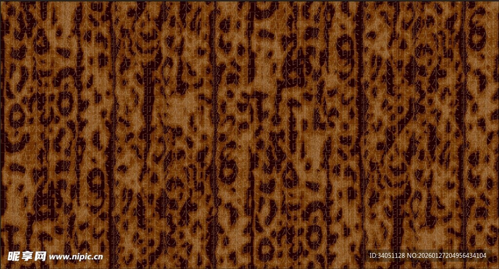 复古花纹棕色织物纹理