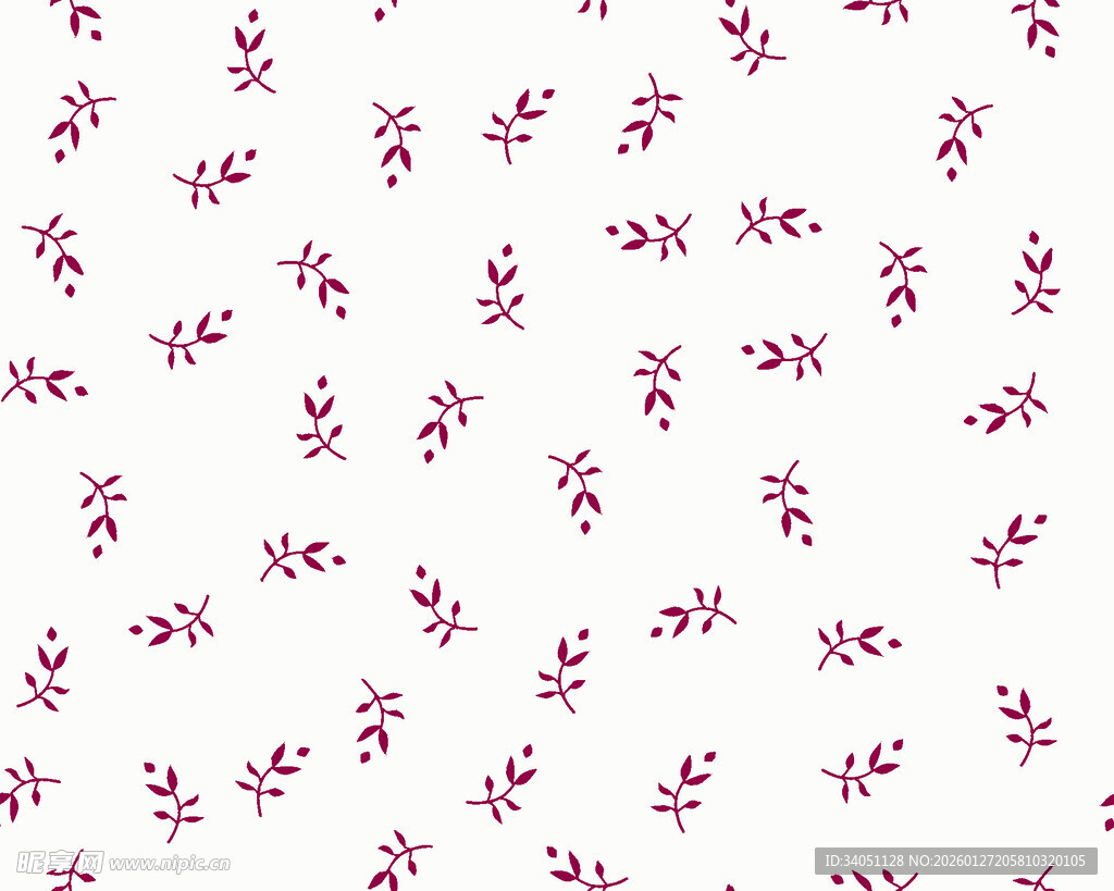 粉色花卉图案无缝背景