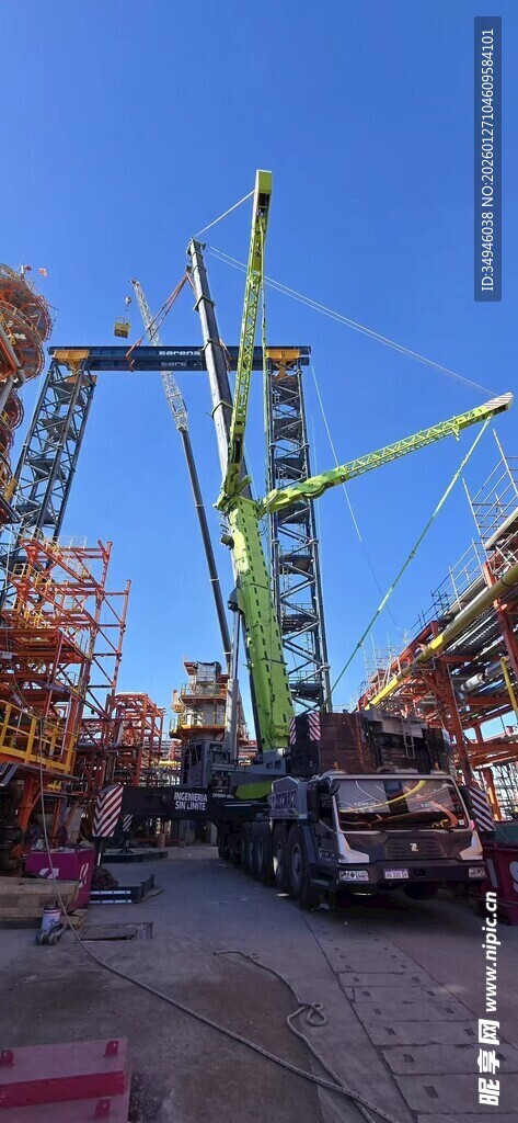 港口起重机设备场景