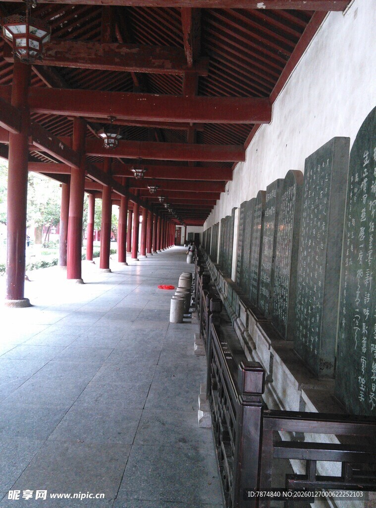 衡山中式长廊 古朴典雅景致