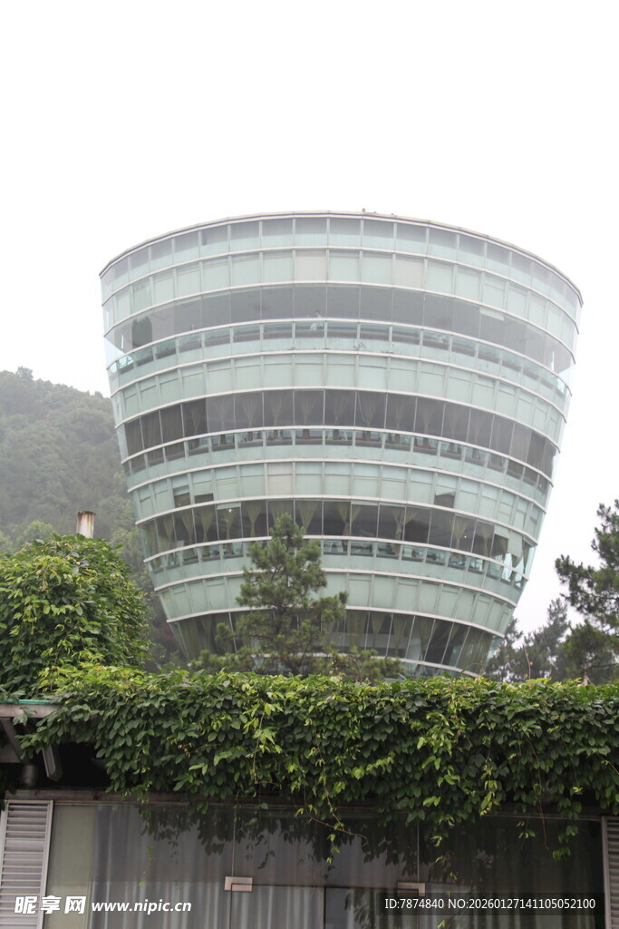 独特造型的现代建筑