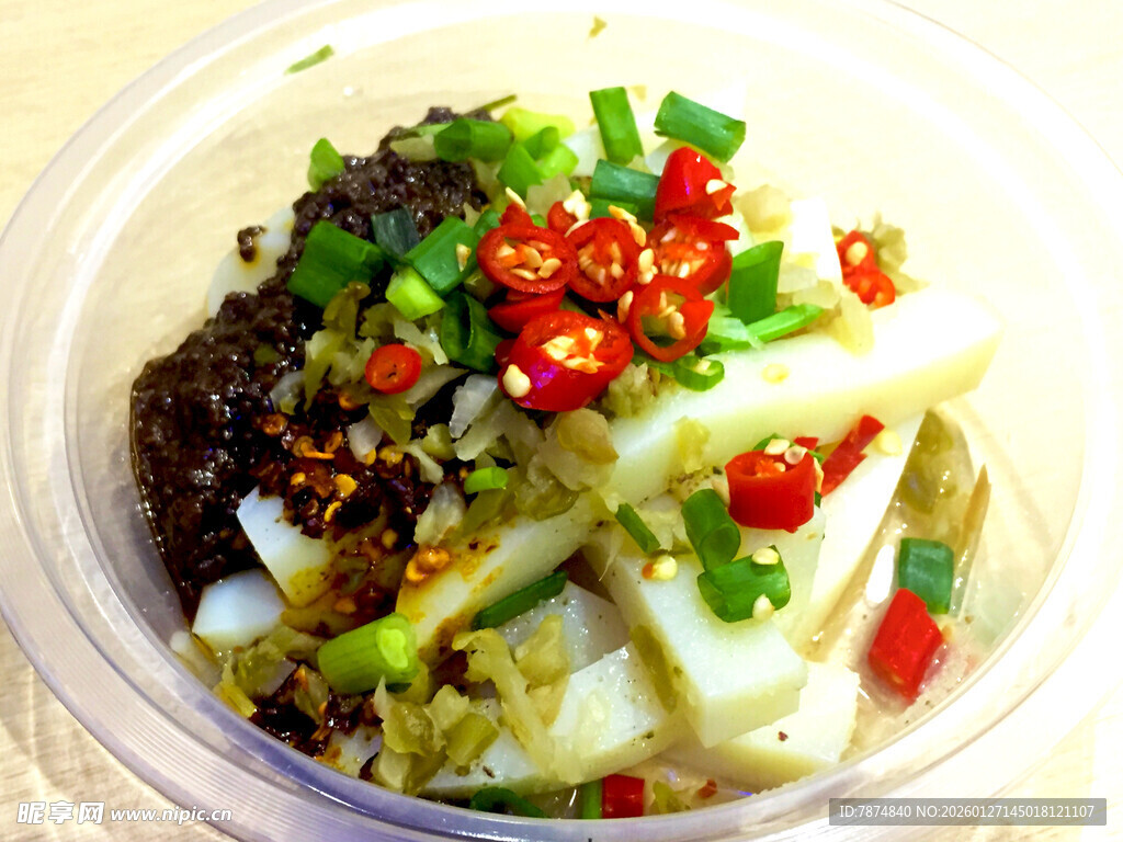 美味凉拌菜 色彩丰富诱人