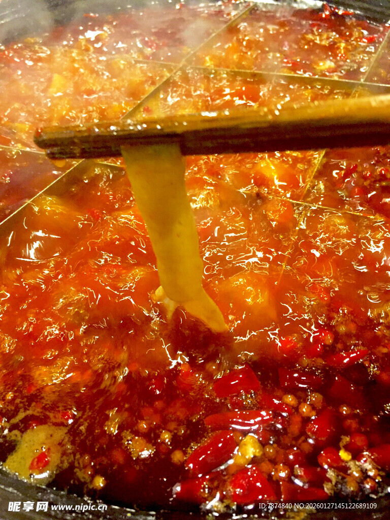 麻辣鲜香的诱人火锅食材