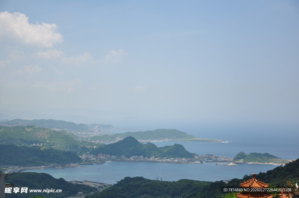 山海相依的美丽景致