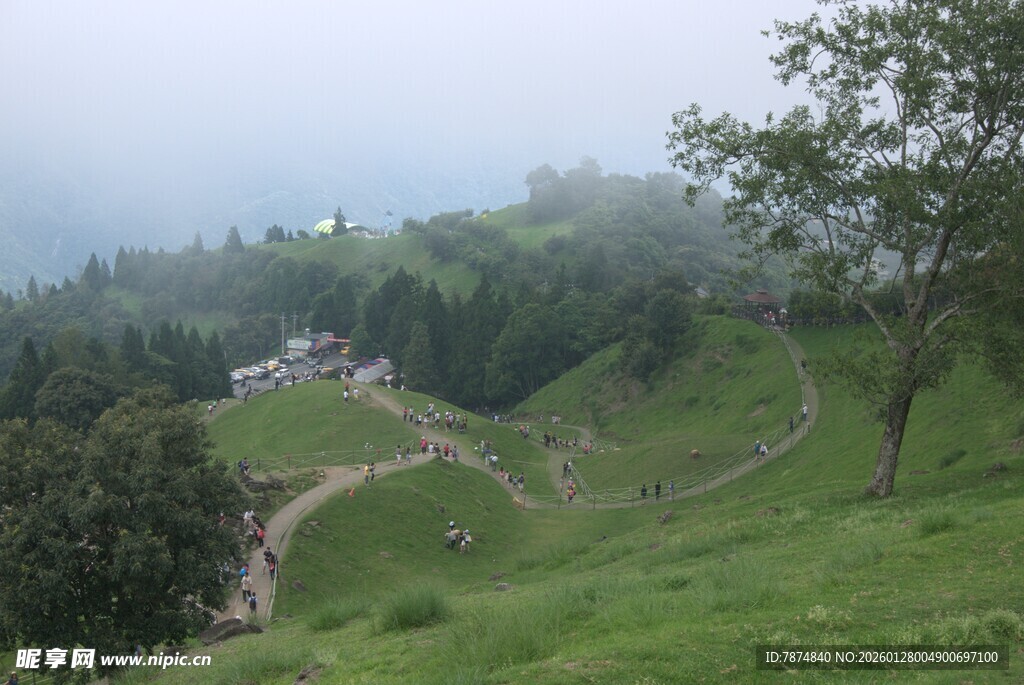 山间绿野风景