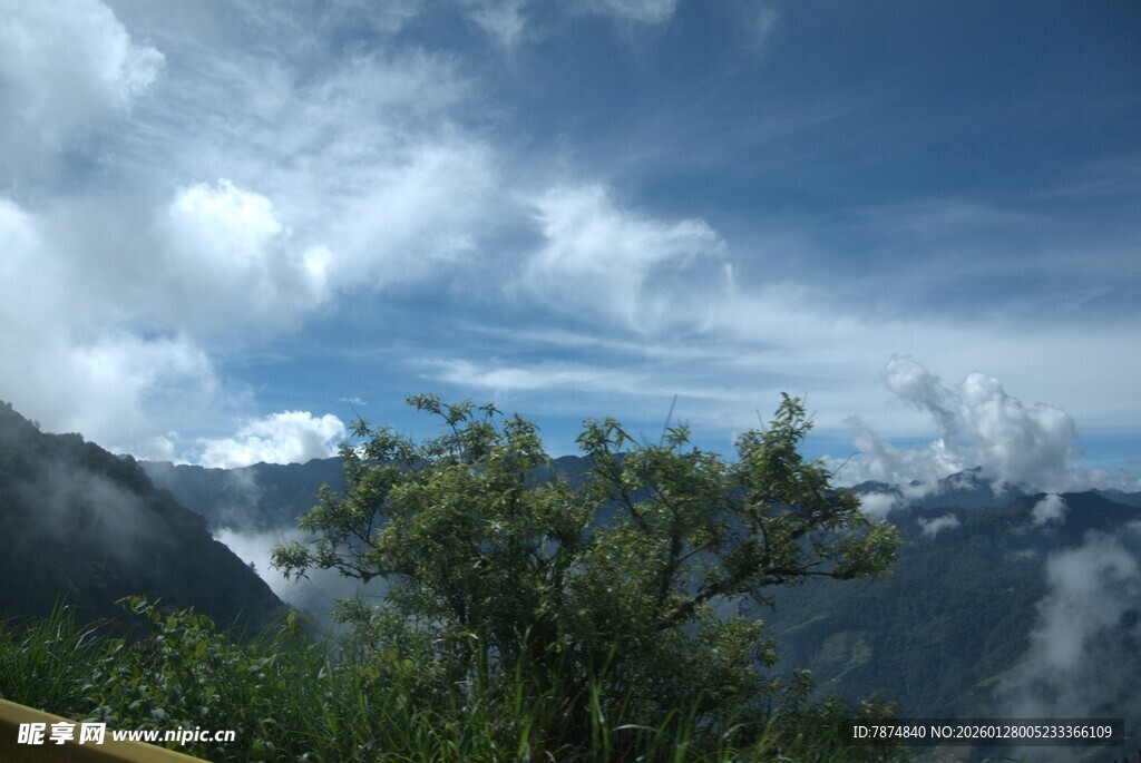山间云景 绿意盎然