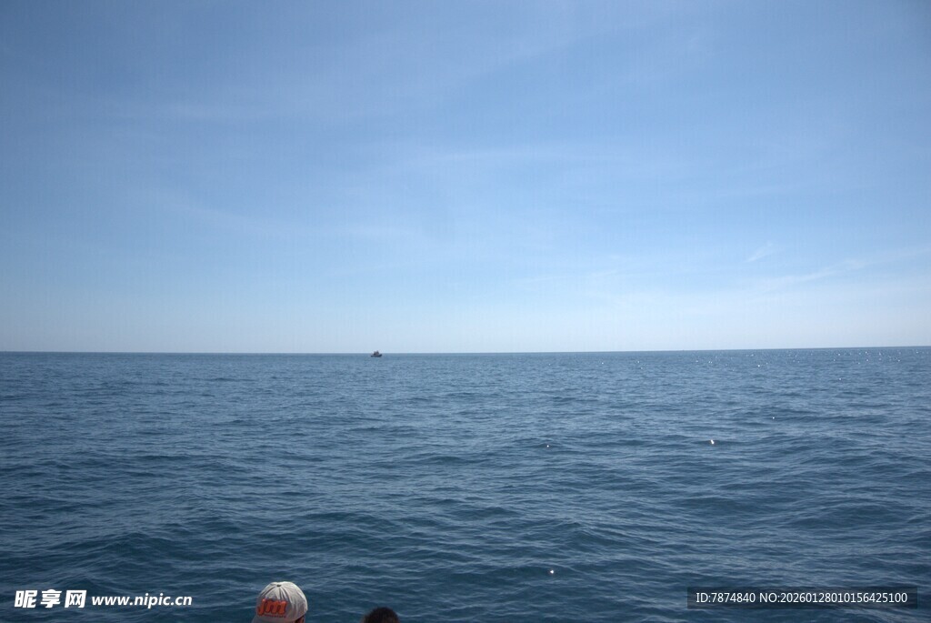 海上风光 远眺广阔蓝色海洋
