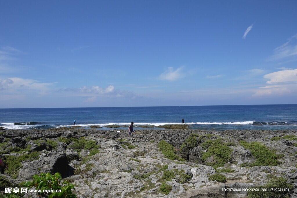 海边荒野风景