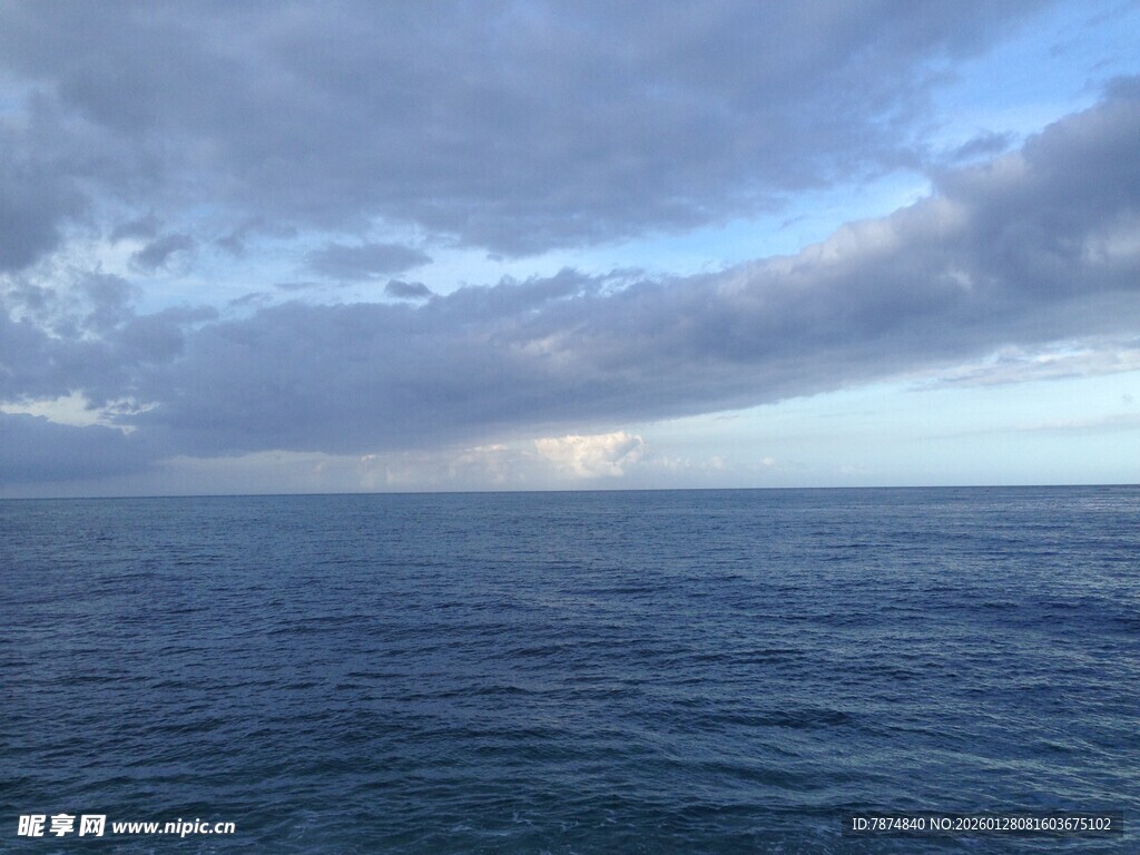 海上云景 辽阔海洋风光