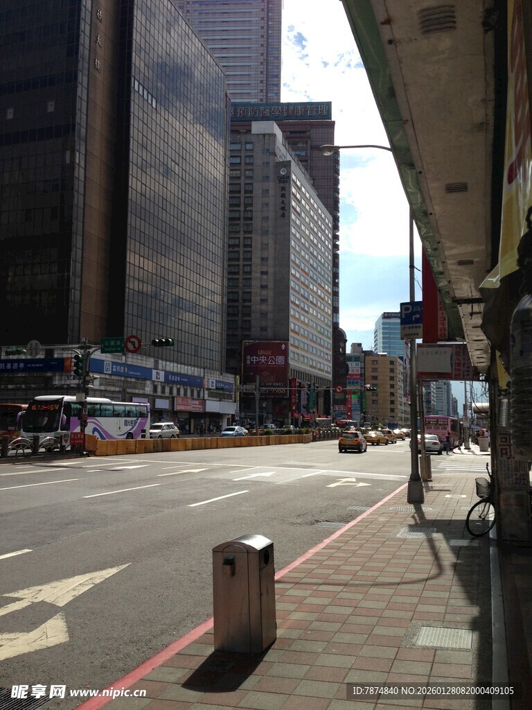 城市街道街景