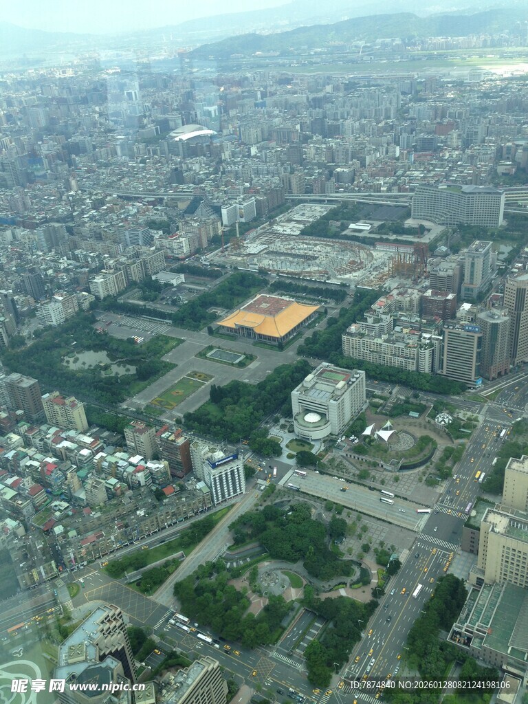 城市俯瞰景观
