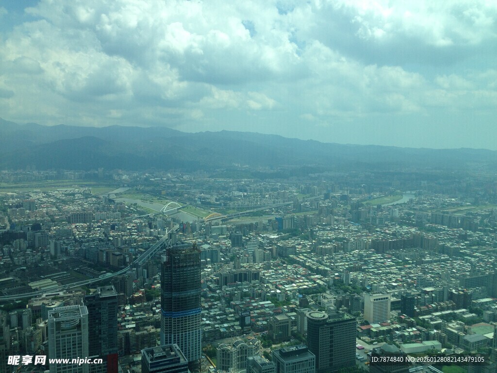 俯瞰城市全景