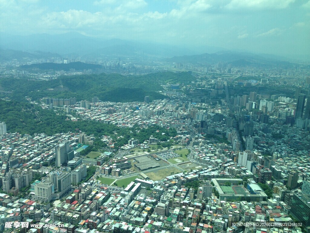 城市鸟瞰景观