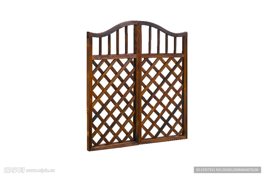 木质折叠雕花屏风