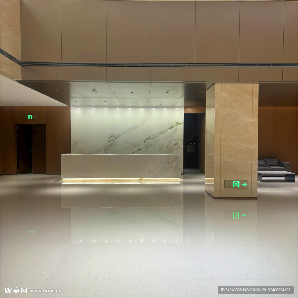 现代简约风格大厅前台