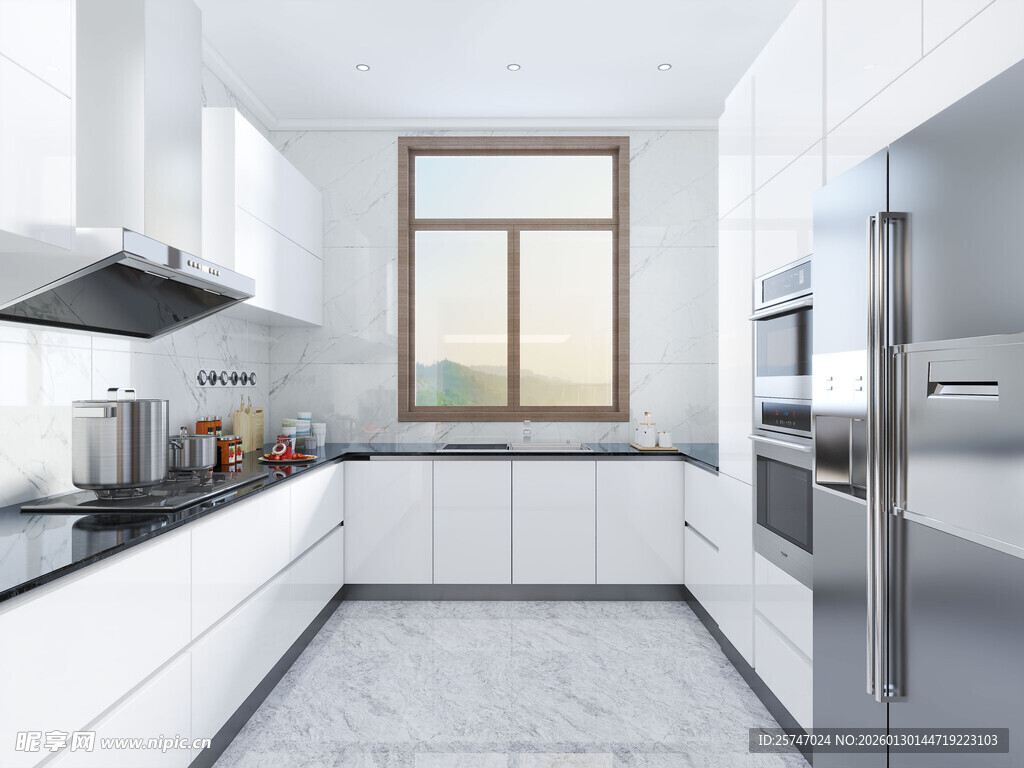 现代简约风格的时尚厨房