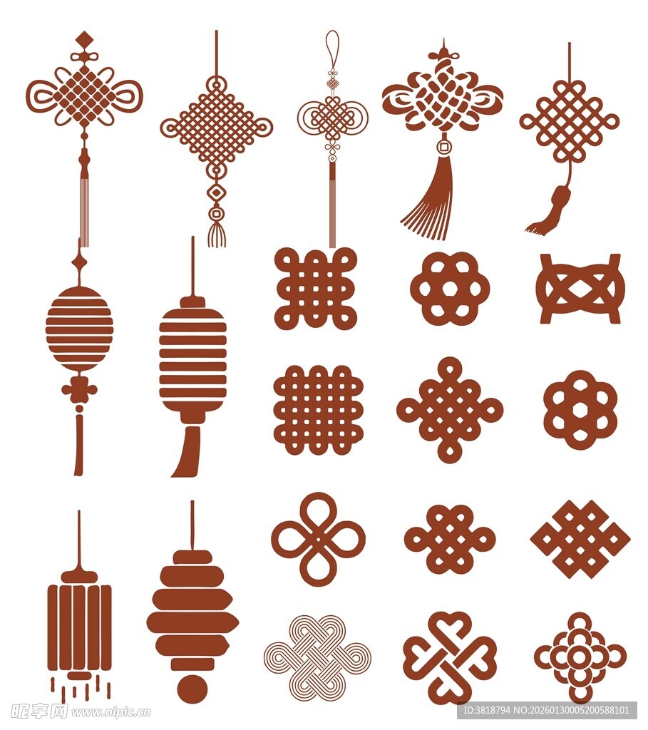 中式传统装饰图案集合