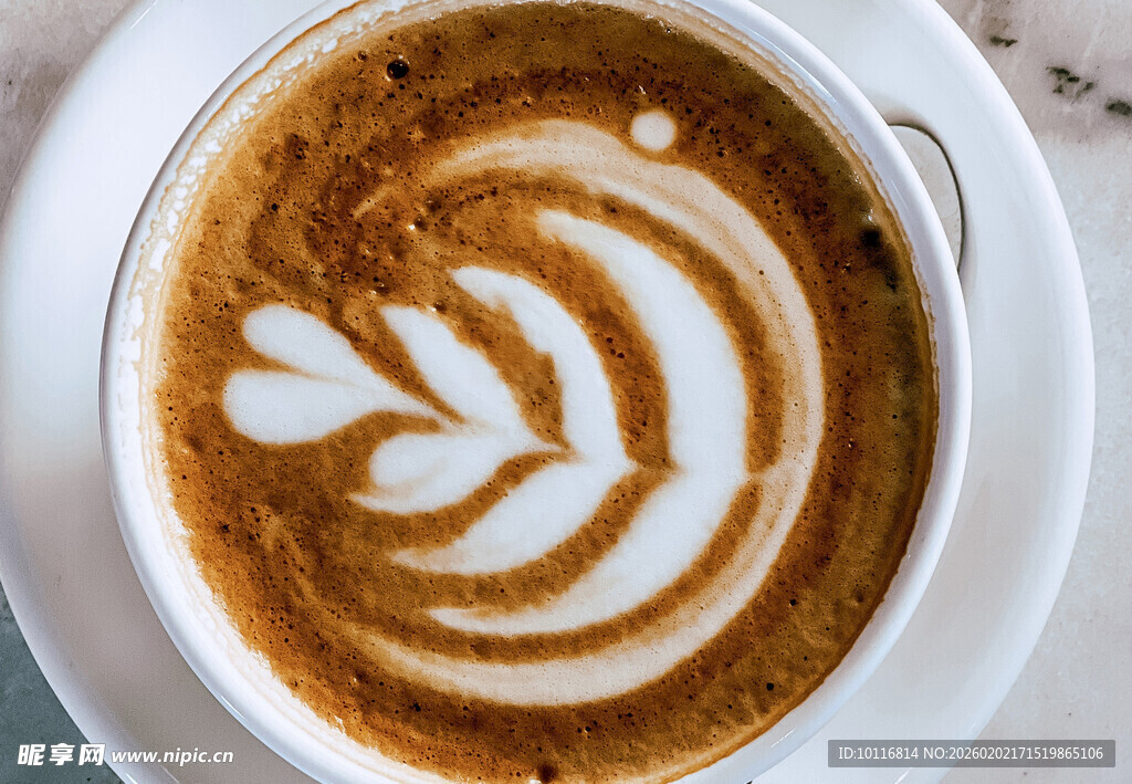 拉花咖啡