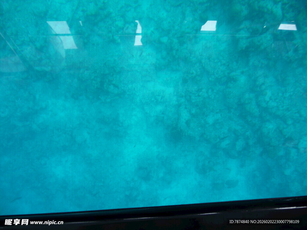 清澈的泳池水面