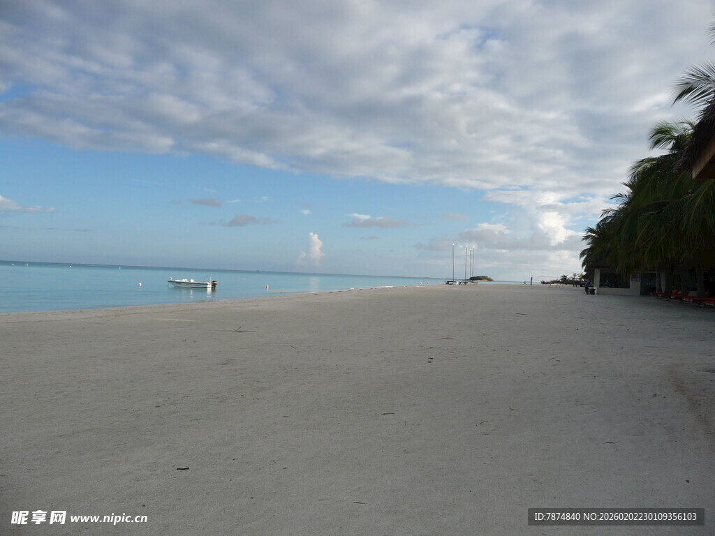 美丽海滩风光 宁静惬意