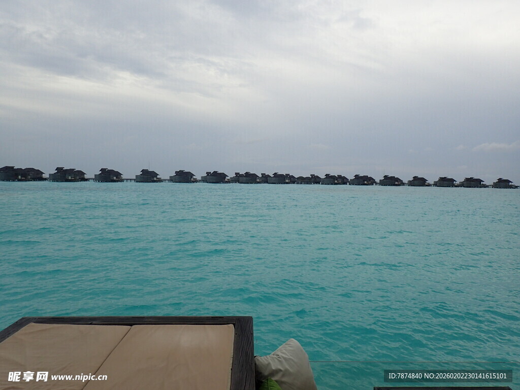 马尔代夫水上屋海景