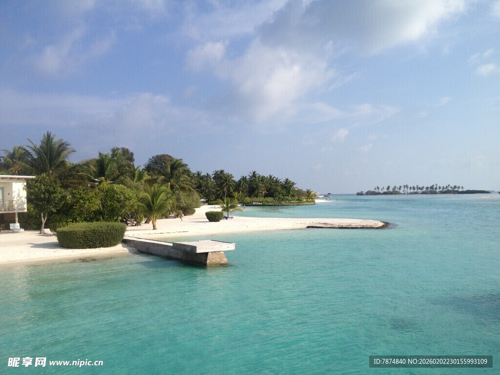 美丽海岛海滨风光景色