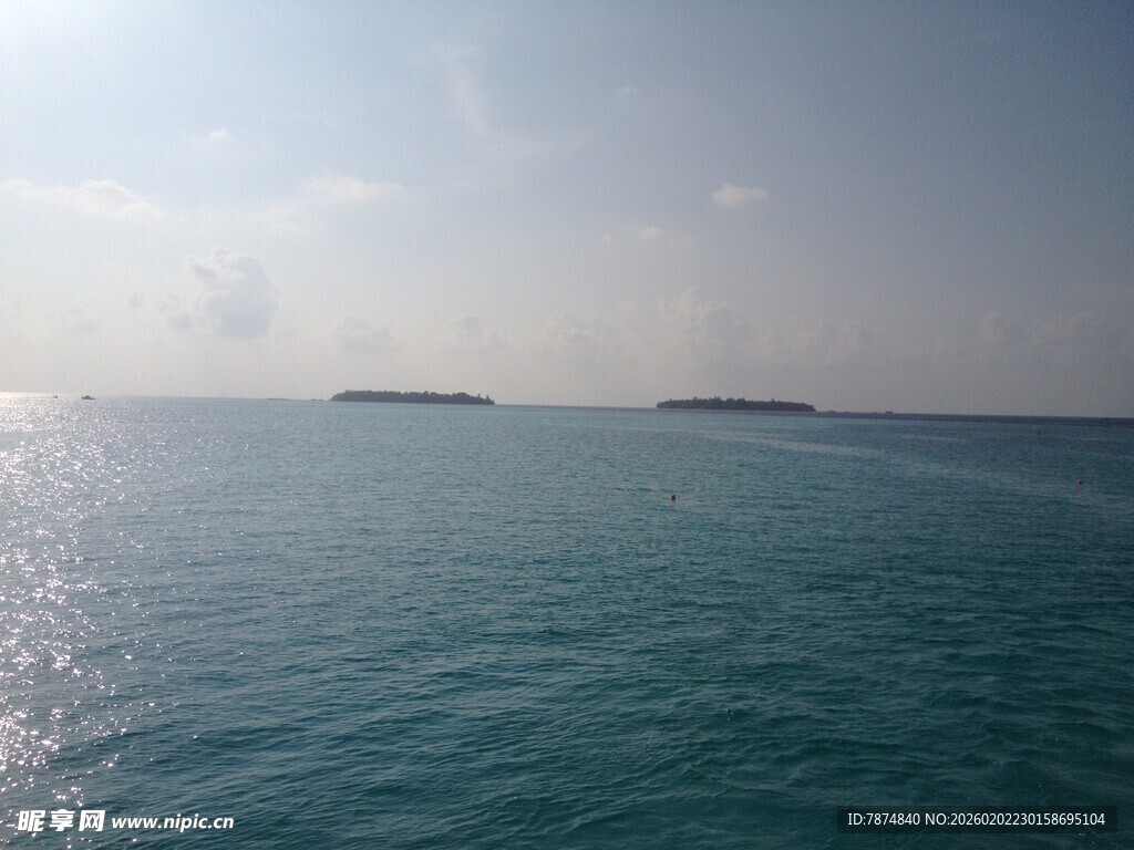海上风光 远眺岛屿