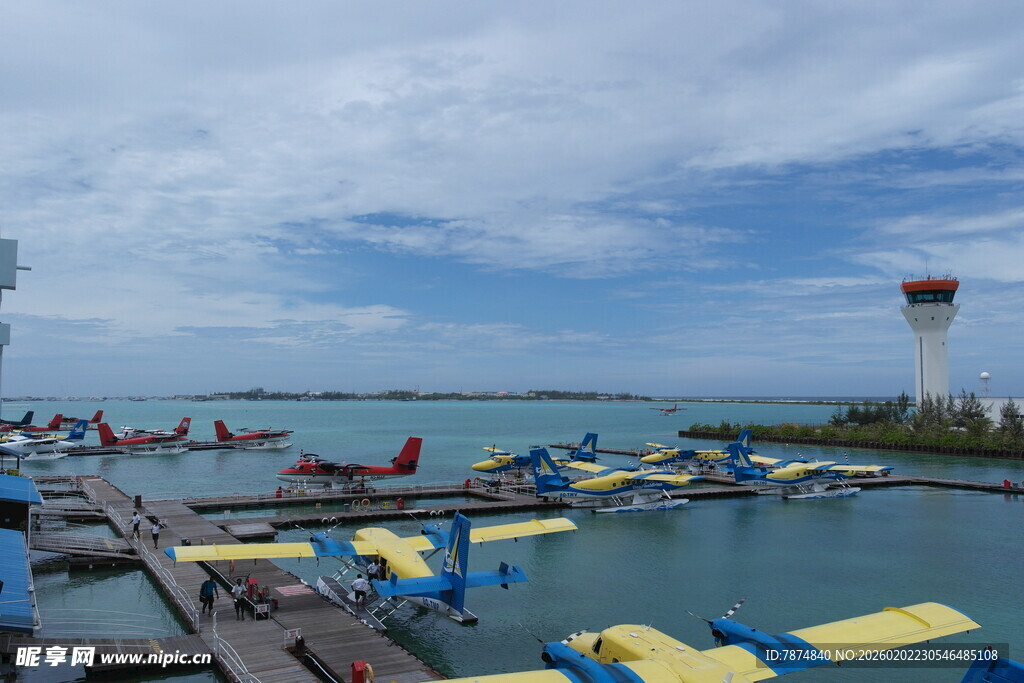 马尔代夫马尔代夫海滨码头