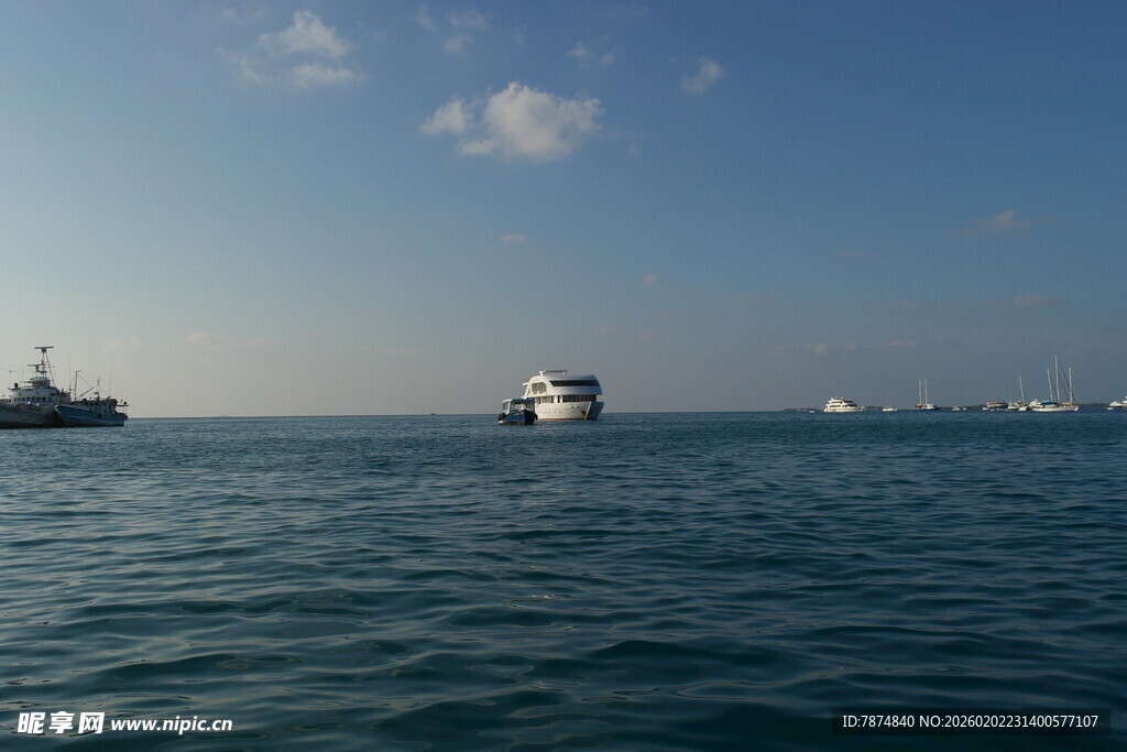 海上航行的船只