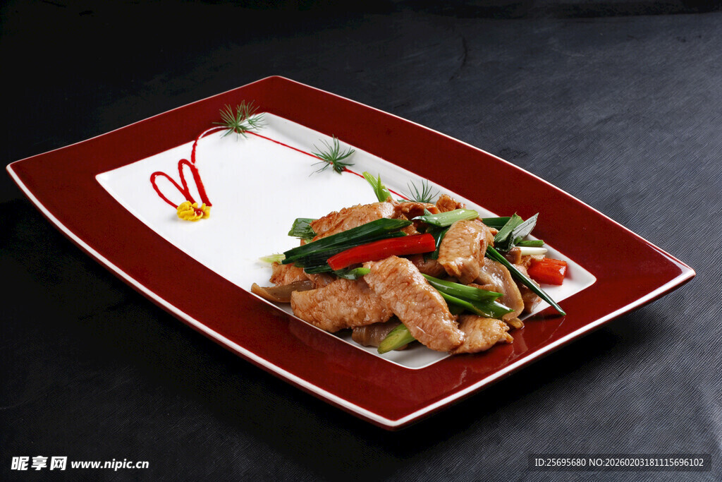 菜脯青蒜炒猪颈肉