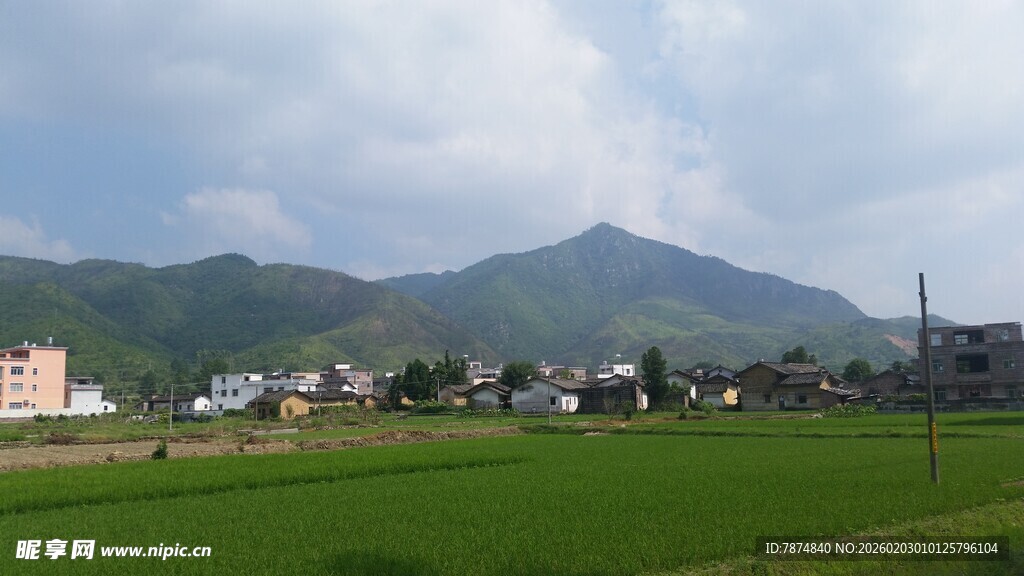 田园乡村风光美景