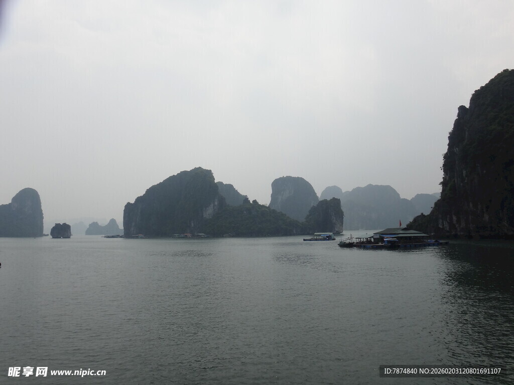 海上喀斯特地貌景观