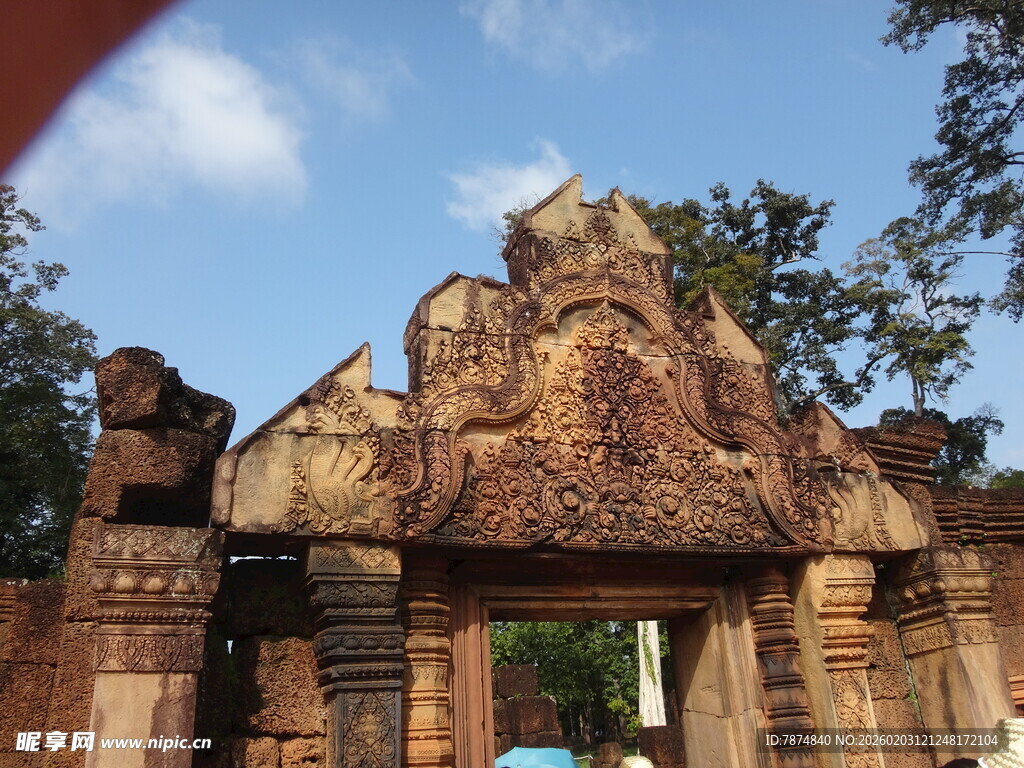 古老神秘的柬埔寨寺庙遗迹