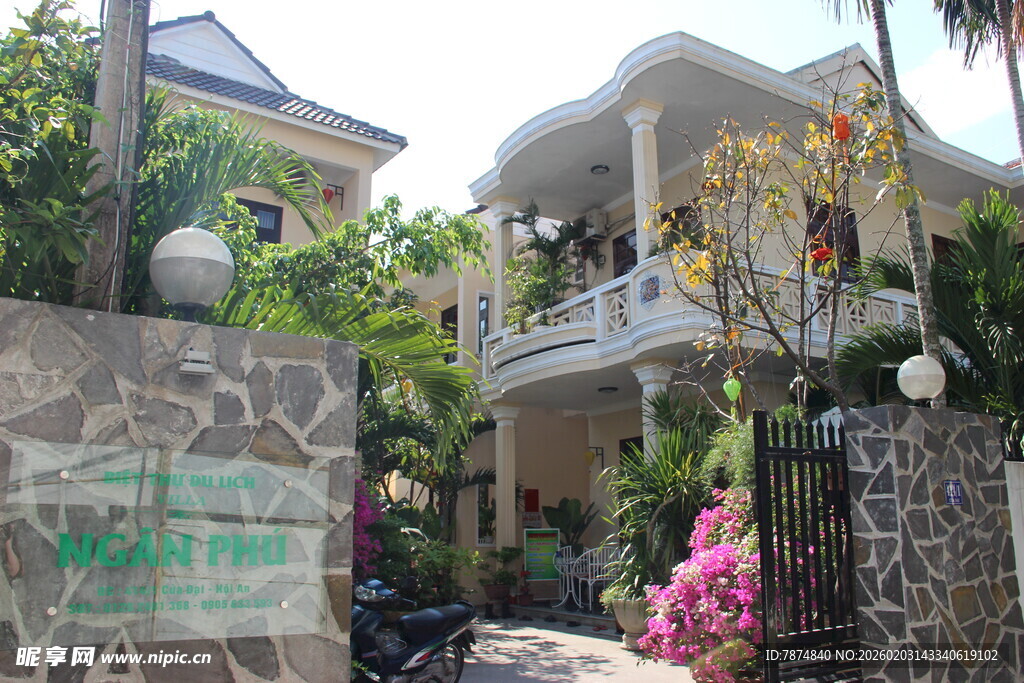 东南亚风情别墅庭院景观