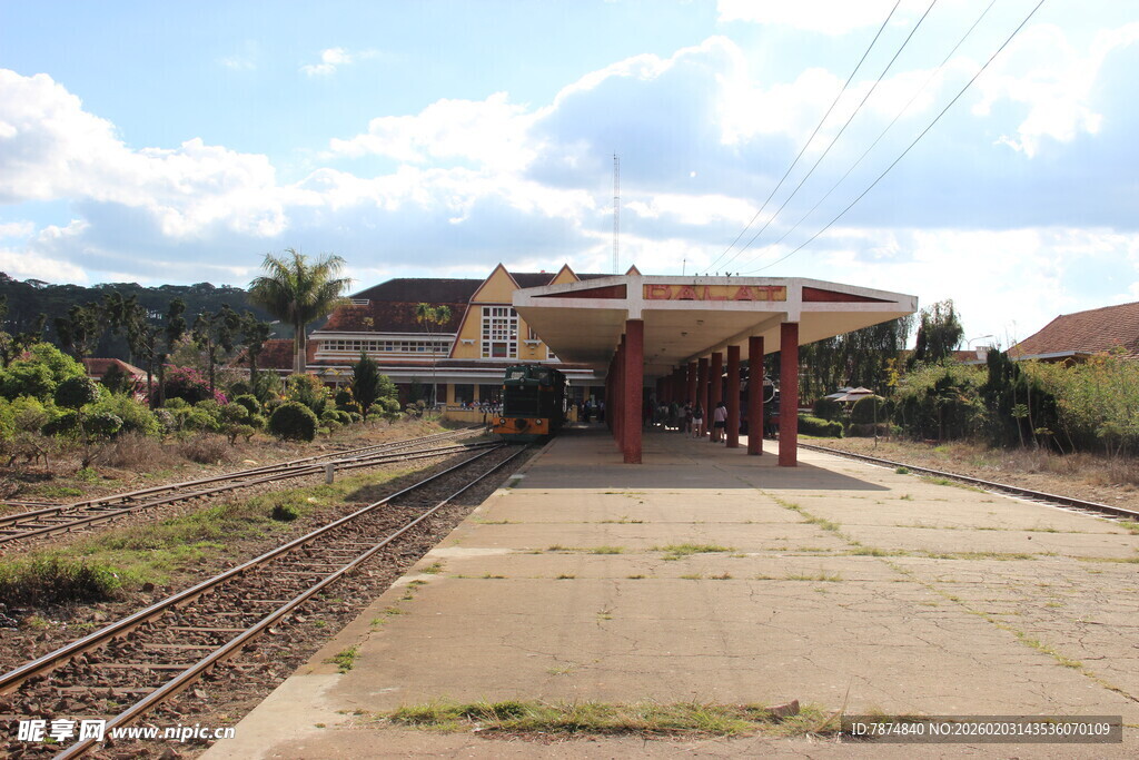 越南乡村庭院 宁静田园风光
