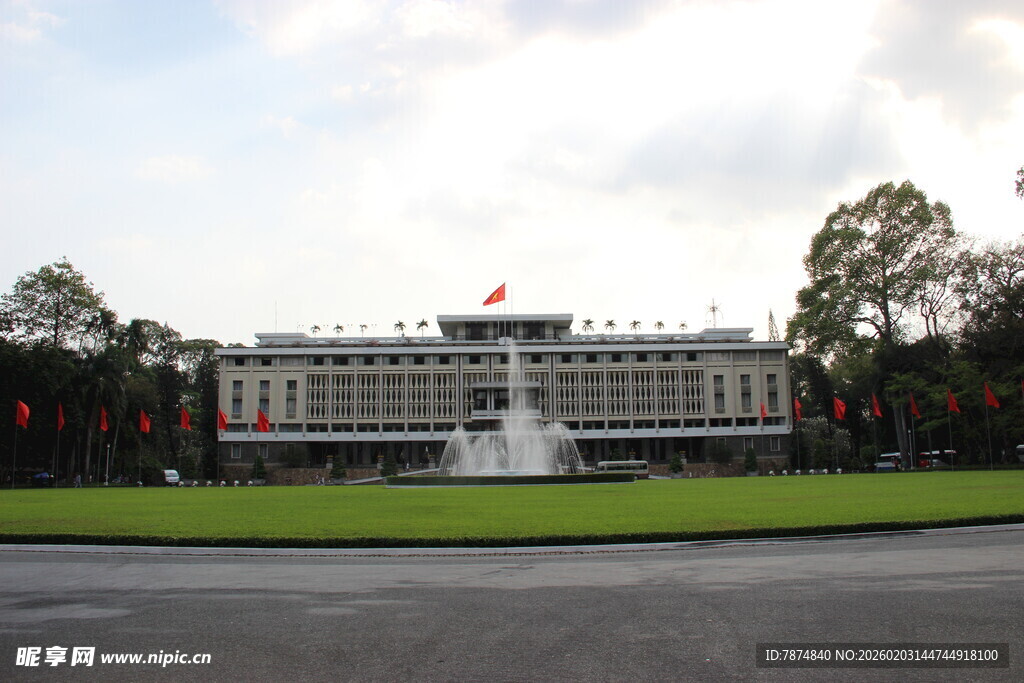 越南统一宫建筑景观
