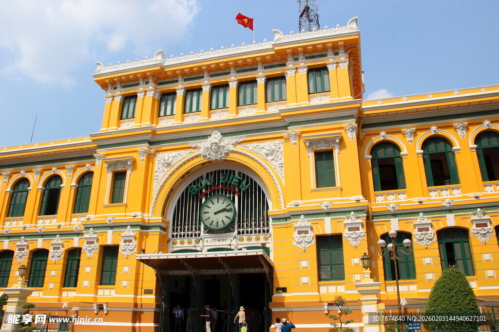 越南河内火车站外观