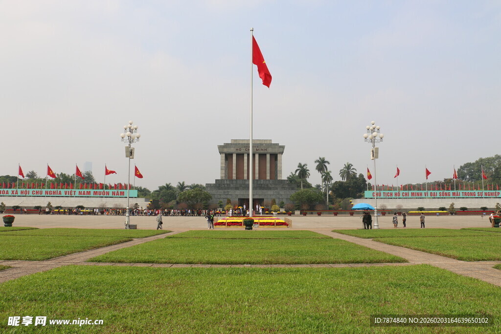 越南河内巴亭广场风光