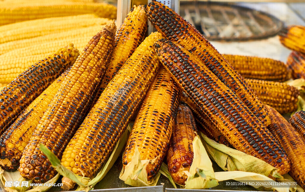 烤玉米