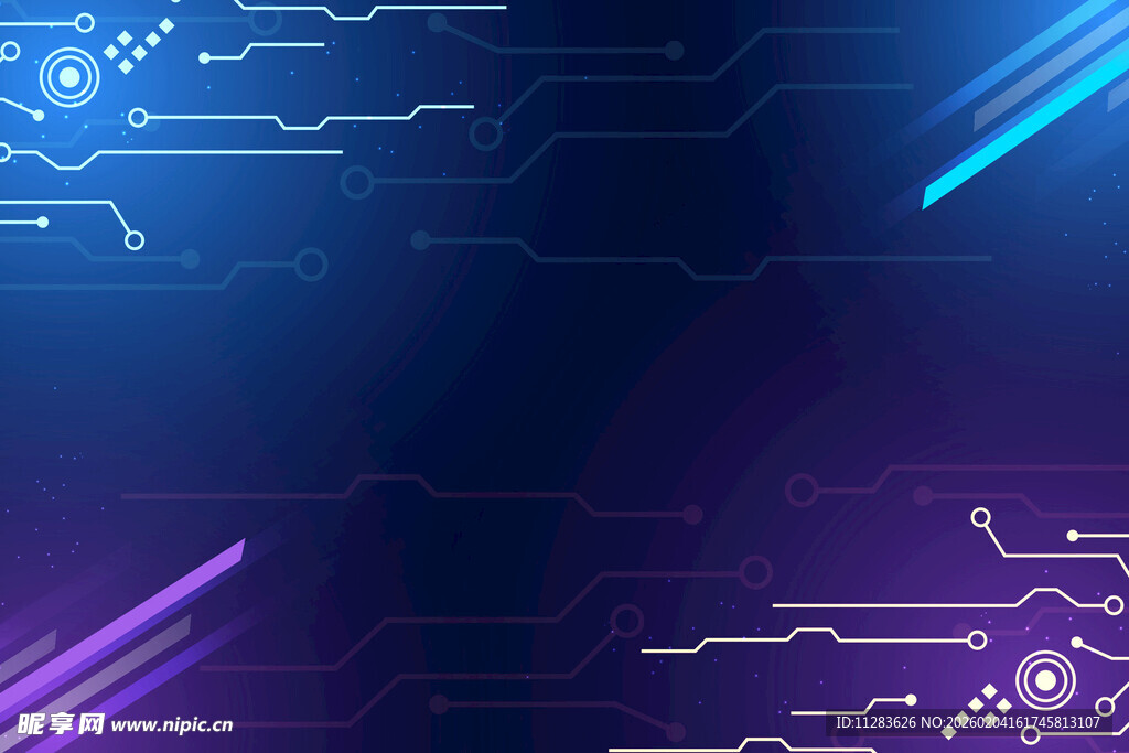 科技感电路背景图