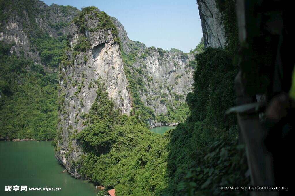 越南秀丽山水间的独特景致