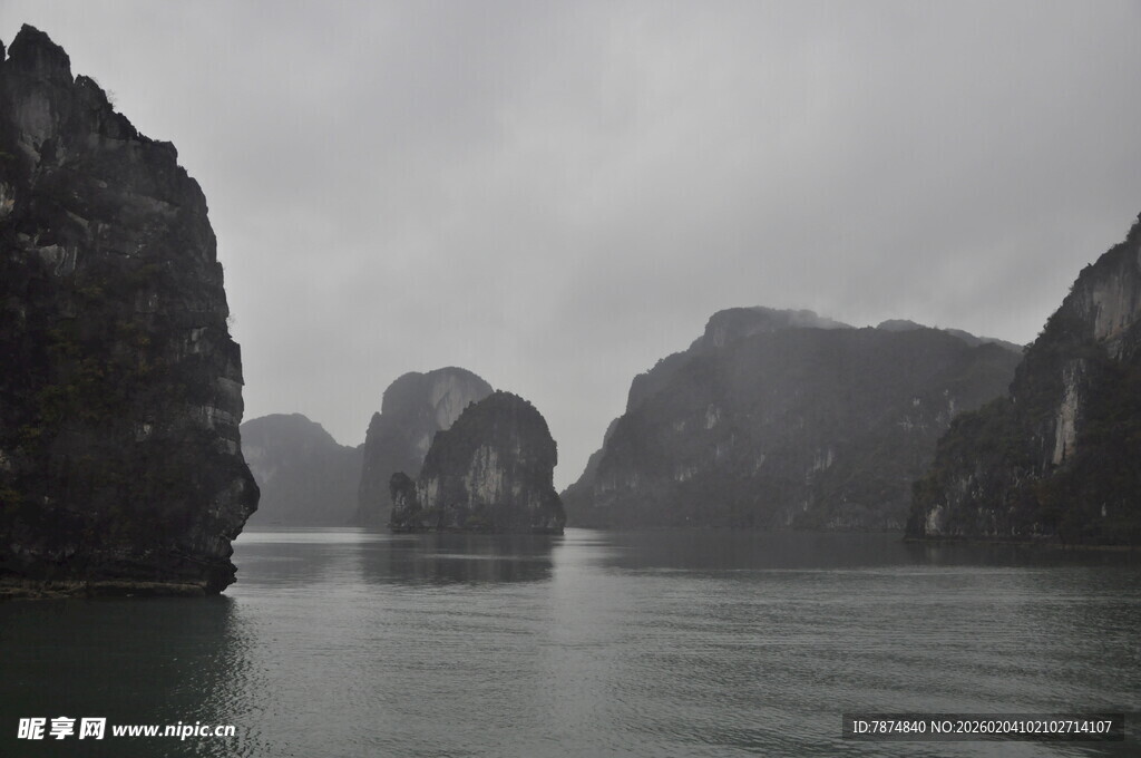 越南海上喀斯特地貌景观