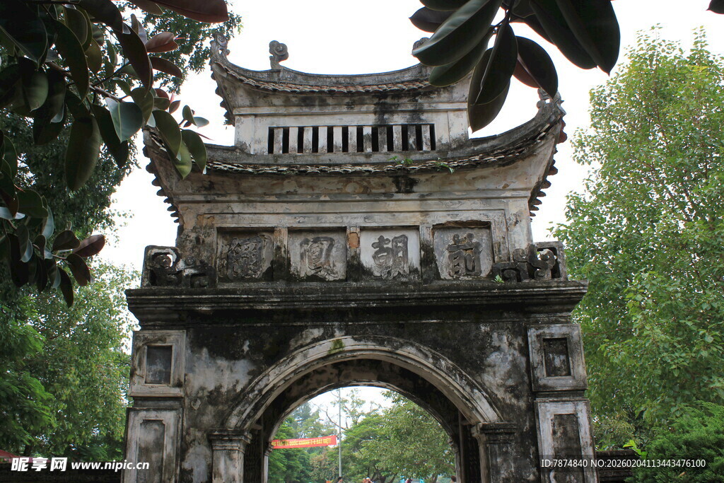 越南中式古牌坊 尽显古典韵味