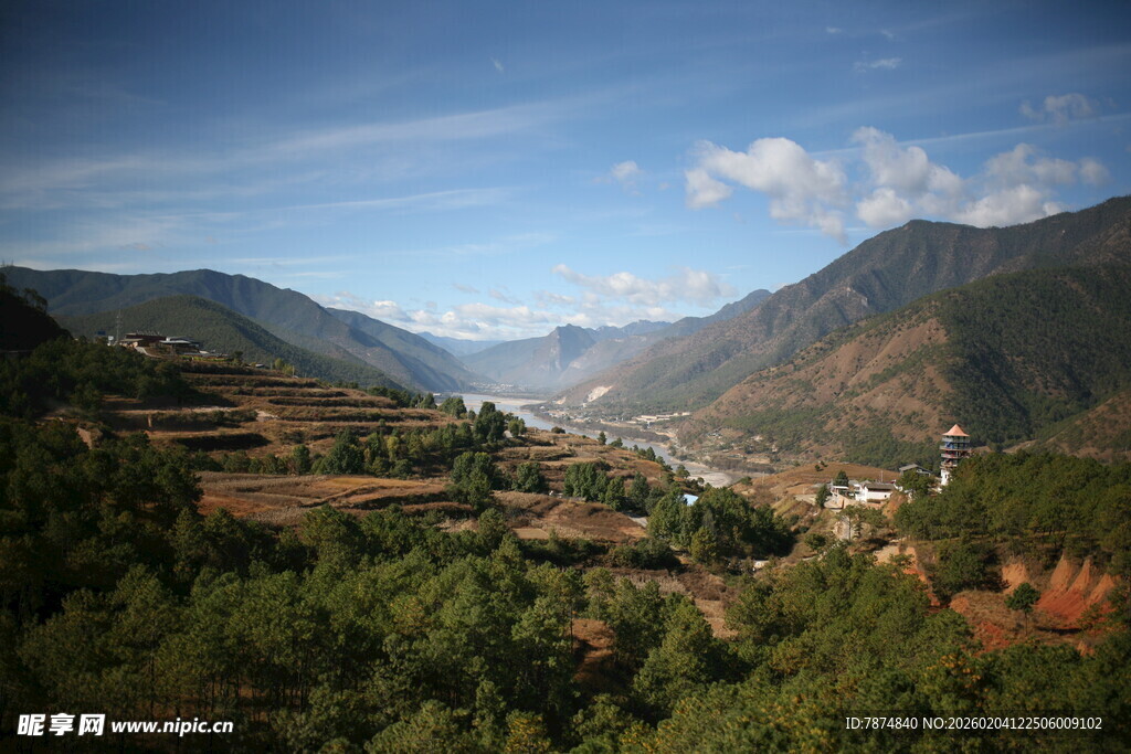 山间村落美景
