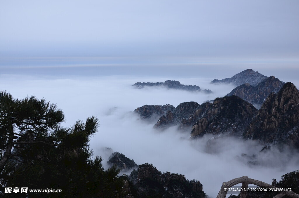 黄山云海景观