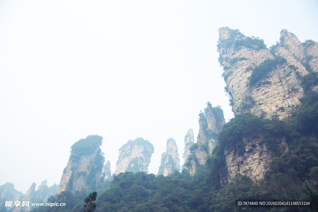 张家界奇峰异石景观